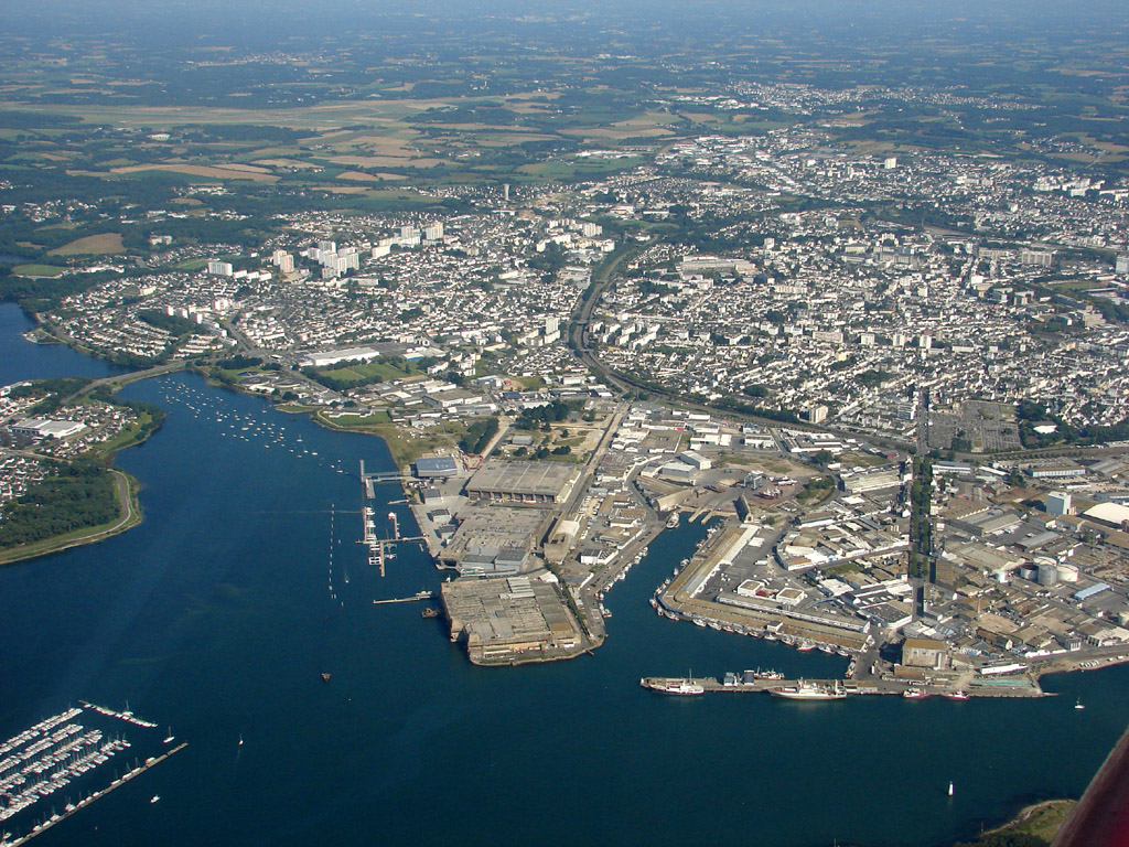 Lorient France / Lorient, France : La ville est située dans le