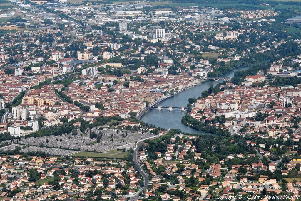 Photo aérienne de Romans-sur-Isère - Drôme (26)